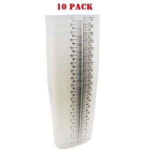 Medegen Polypropylene Graduated Triangular Measuring Container 32oz 10 pack